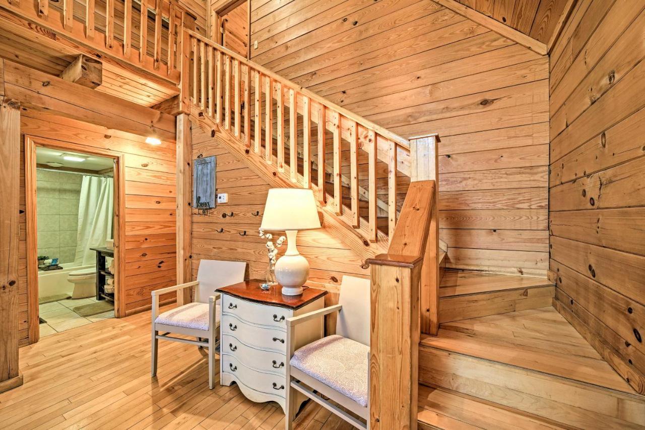 فيلا Creekside Bryson City Cabin With Private Hot Tub المظهر الخارجي الصورة