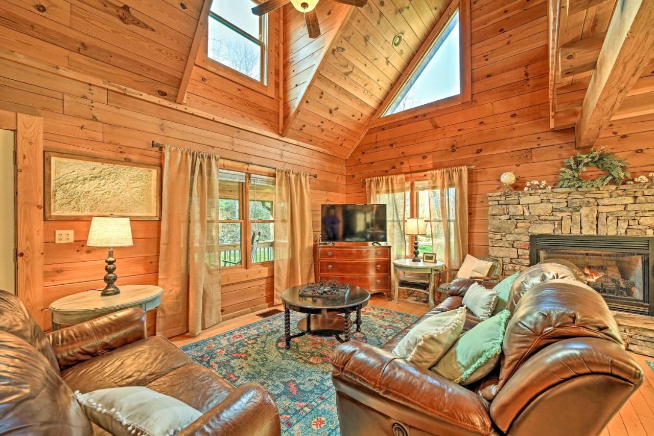 Creekside Bryson City Cabin With Private Hot Tub المظهر الخارجي الصورة