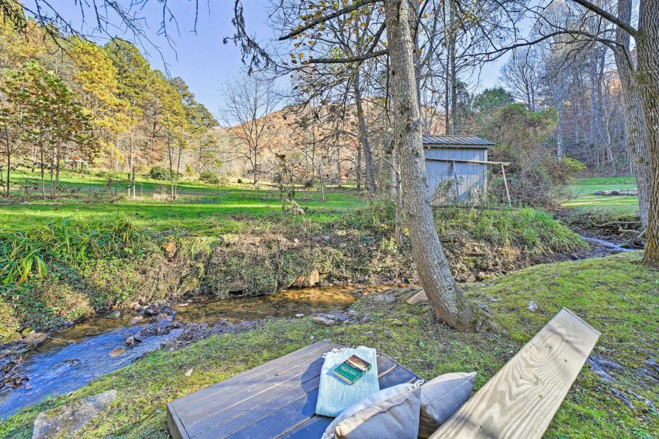 Creekside Bryson City Cabin With Private Hot Tub المظهر الخارجي الصورة